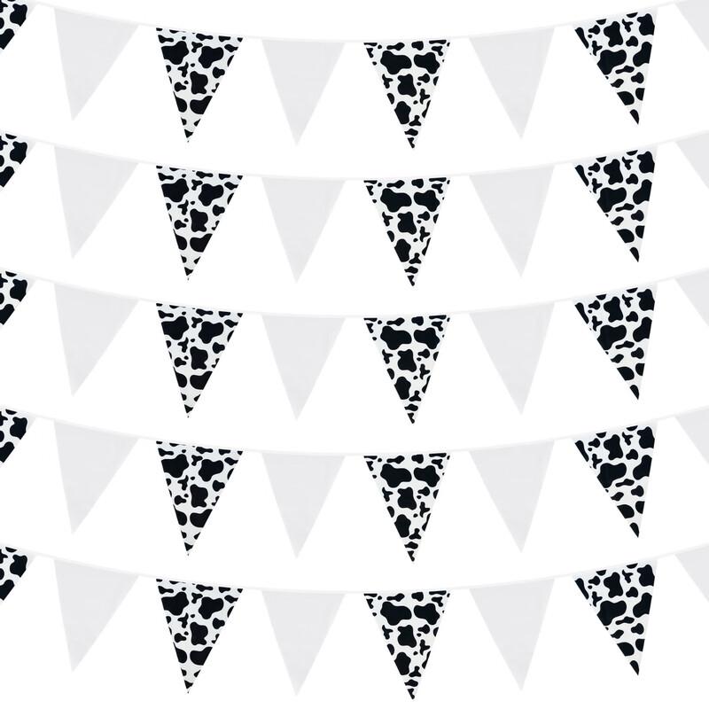 Floral Wave Cotton Bunting Flag 10m