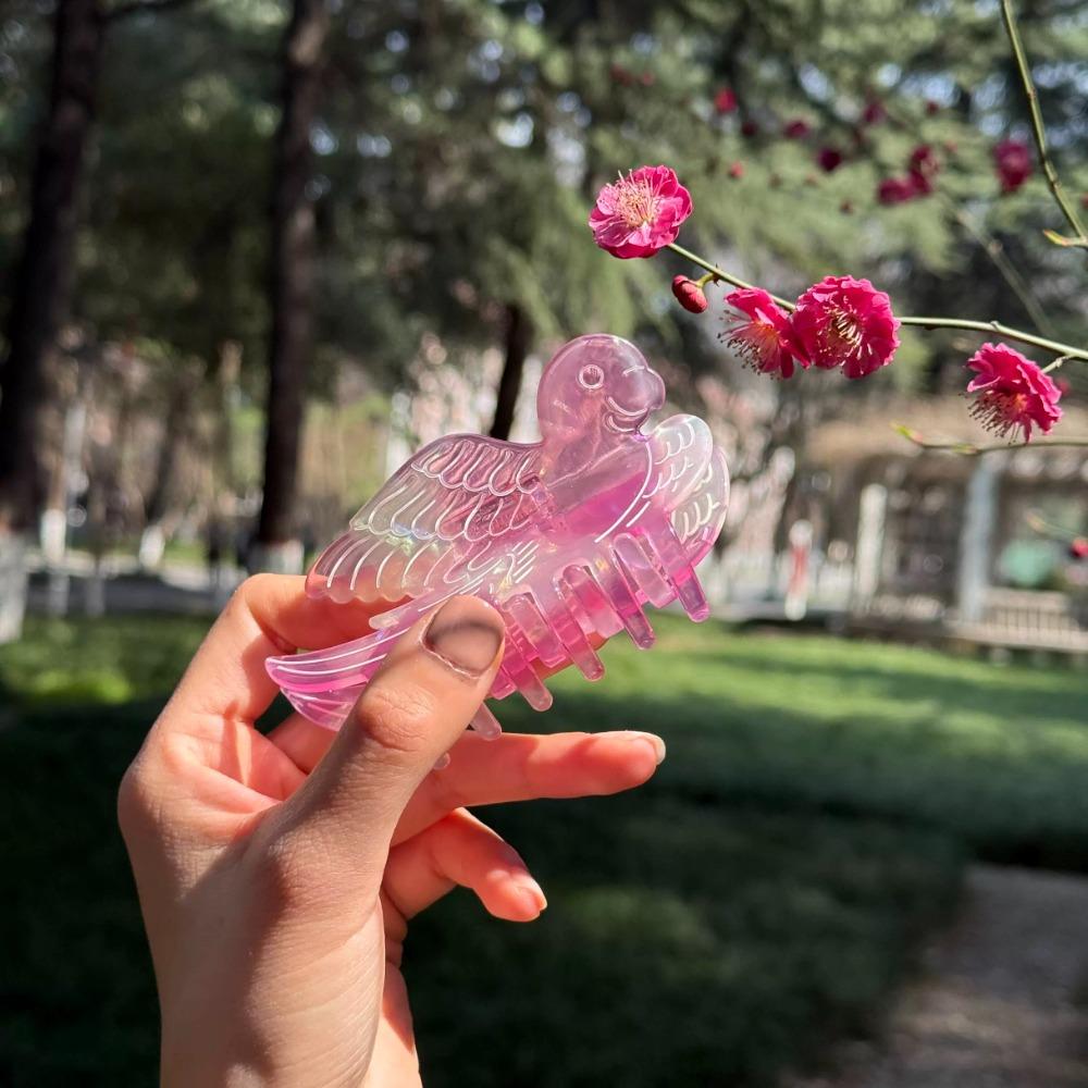 Cute Cartoon Animal Shark Clip Creative Korean Style Acetic Acid Hair Claw Woodpecker Headwear Swallow Bird Hair Claw Travel
