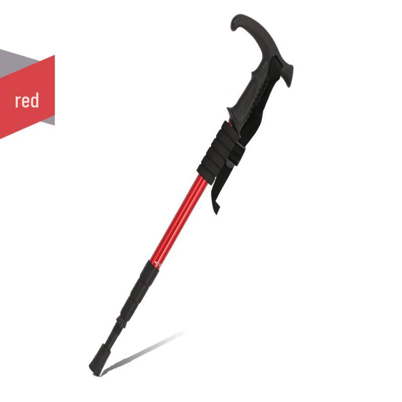 Shengrongqian T-Handle Aluminum Alloy Trekking Poles (Pair)