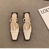 Fashion New Fashion Designer Summer Women Mules Slipper Fashion Shallow Square Toe Zebra Slides Casual Outdoor Office Lady Slippers