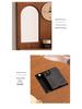 Creative Entrance Wall Hooks: No-Punch Key Holder & Wooden Shelf Combo