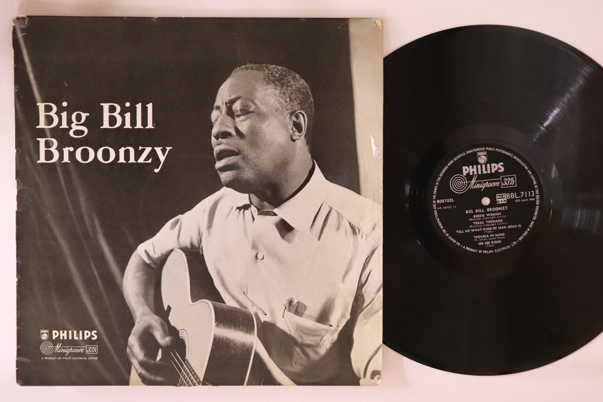 

LP Record BIG BILL BROONZY Big Bill Broonzy BBL7113 PHILIPS 1956 UK Blues Used