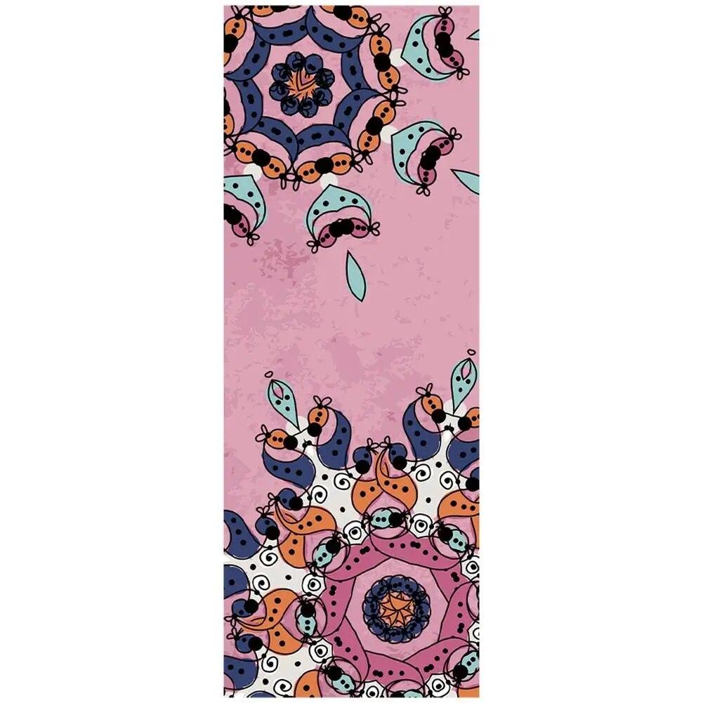 Yoga Towels Fitness Printed Microfiber Sports Travel Quick-drying Sweat-absorbent Workout Mat Cover for Pilates Gym Yoga Blanket