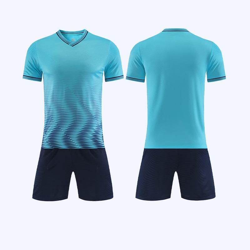 Summer Quick Dry Football Jersey Set Adult Short Sleeve Training Uniform