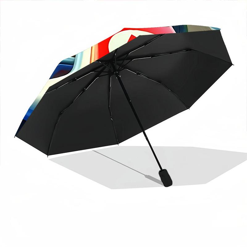 1pc Mario Kart Racing Automatic Open/close Folding Portable Umbrella with 8-Rib Structure for Women/Men, All-Season Use  a0901159