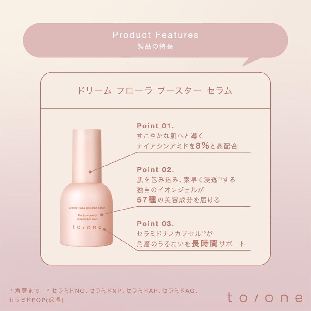 Dream Flora Booster Serum Niacinamide Ion Skincare To/one 55mL, Serum, Gel,