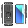 For Xiaomi Redmi Note 13 4G Case PC+TPU Slide Lens Lid Phone Cover