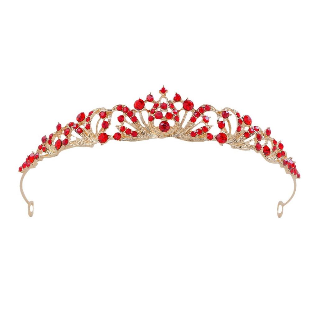 High-End European Crystal Queen Bridal Headgear Crown Princess Crown Wedding Hair Accessories Wedding Dress High-End Sense Accessories