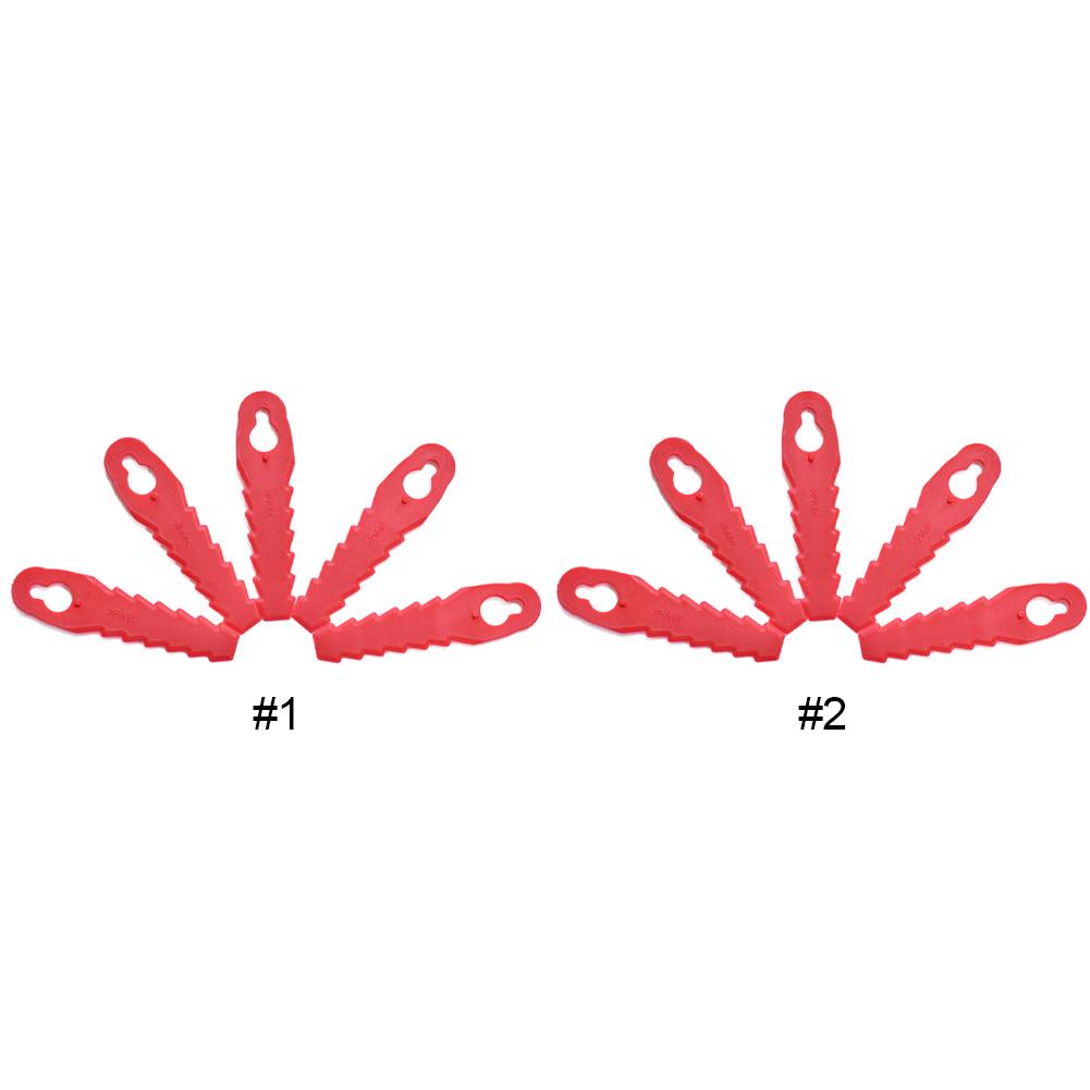 25/50 PCS Grass Mowing Blades Replacement Scratch-Resistant Plastic Grass Trimmer Blades for L85 Sawtooth Trimmer Accessories