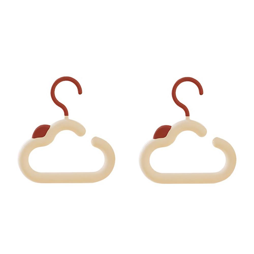 

2PCS Dopamine Scarf Tie Hanger Colorful Bag Hanging Rack Multi-functional Clothes Hanger Home Use красный/бежевый