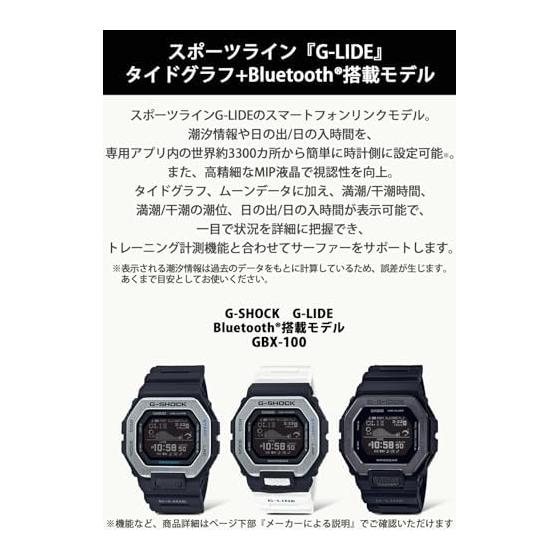 [Casio] G-Shock Watch [Domestic Genuine Product] G-LIDE GBX-100-7JF Men's