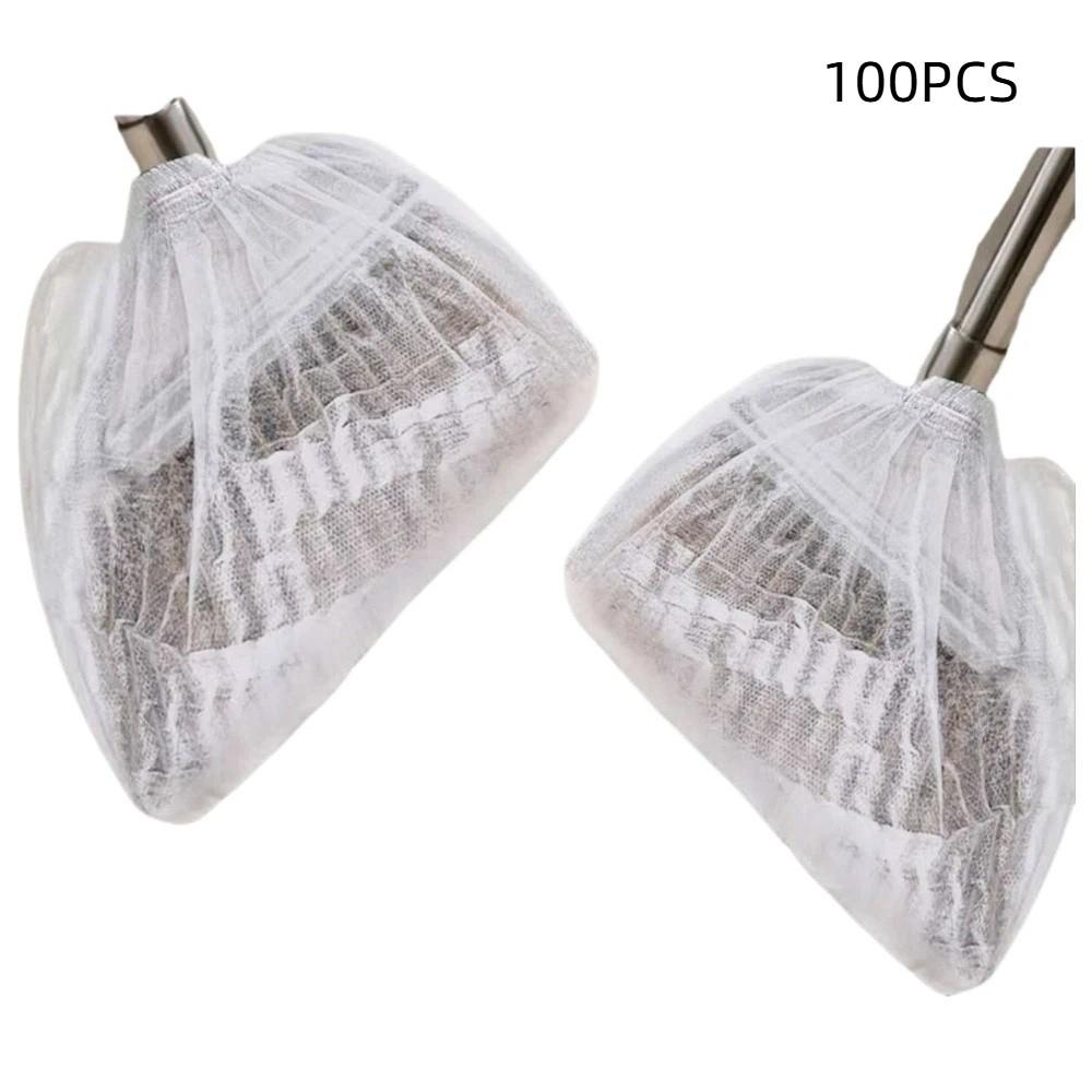 50Pcs/100Pcs Portable Electrostatic Dust Paper Non-woven Fabric Broom Dust Cover Home Cleaning