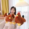 New 30cm/40cm Simulation Cock Plush Toys Stuffed Soft Chicken Dolls Animal Poultry Pillow Funny Home Cushion Decor Birthday Gift