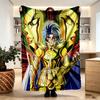Saint Seiya Print Blanket - Soft & Comfortable, for Bedroom, Travel, Sofa, Home Decoration - Birthday Christmas Gift for Friend