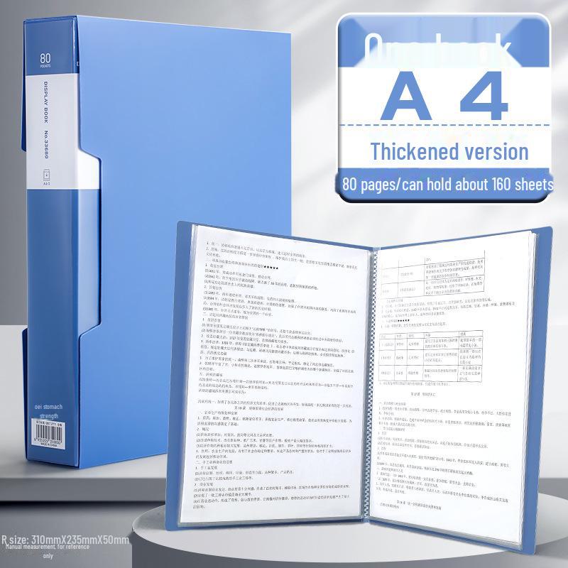 Průhledná složka na dokumenty A4 pro studenty – Ideální na testové papíry, prenatální vyšetřovací záznamy, noty a další.