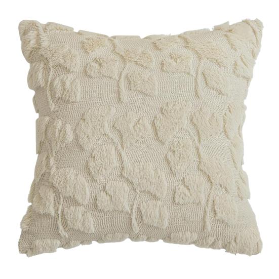 

Осенняя наволочка плюшевая из искусственного меха с 3D-рисунком кленового листа в стиле фермерского дома и бохо, наволочка на подушку с невидимой молнией 45x45cm D