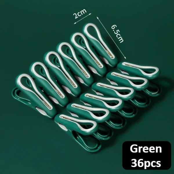 Strong Traceless Clothes Drying Clips -  Windproof & Anti-Slip Design for All Fabrics, No Mark, Duty Hold for Indoor/Outdoor Use