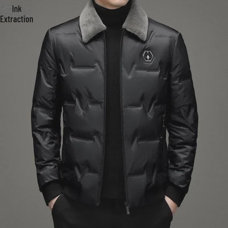 Men's Winter Cotton Coat: Warm, Thick, and Loose Casual Fit for Middle-Aged and Elderly Dads