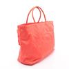 Used PRADA TESSUTO Tote Bag BR3854 Nylon Patent Leather Orange Used Women