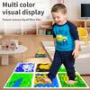 Custom Early Education Texture Sensory Liquid Floor Tiles Zoned Sensory Training Tiles Institution Professional Teaching Tiles