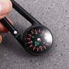 Snap Hook Plastic Survival Kit Quick-Hook Compass Camping Compass Hiking Compass Mini Compass