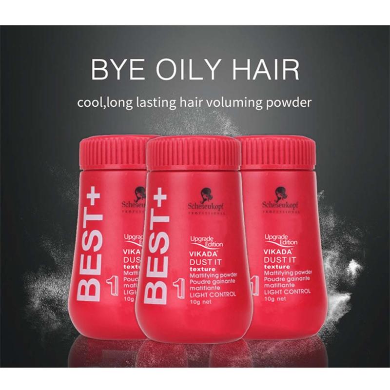 Hårtvättfritt pulver för män och kvinnor för att avfetta modellspray stylingpulver