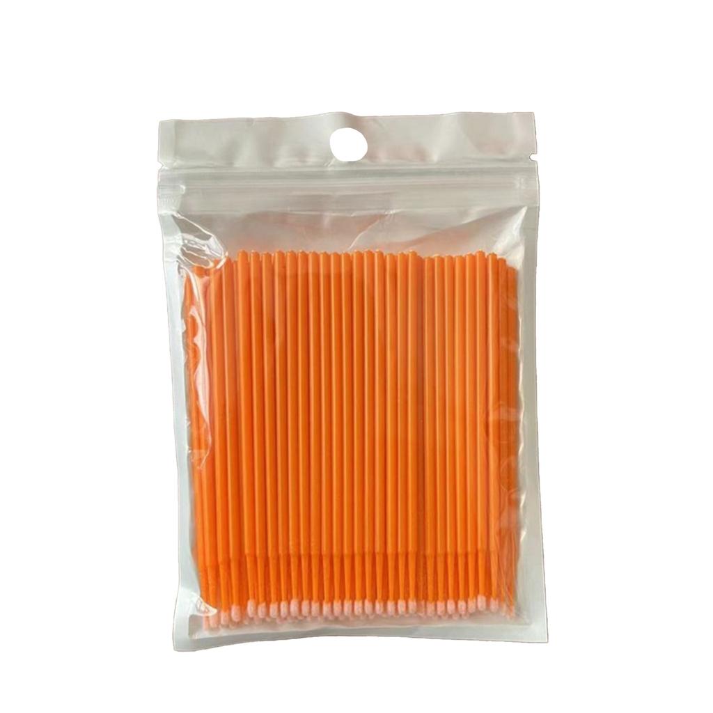 50-200 Pcs Disposable Micro Applicator Brushes For Eyelash Extensions, Mascara & Makeup, Compatible With Personal Care Multicolors
