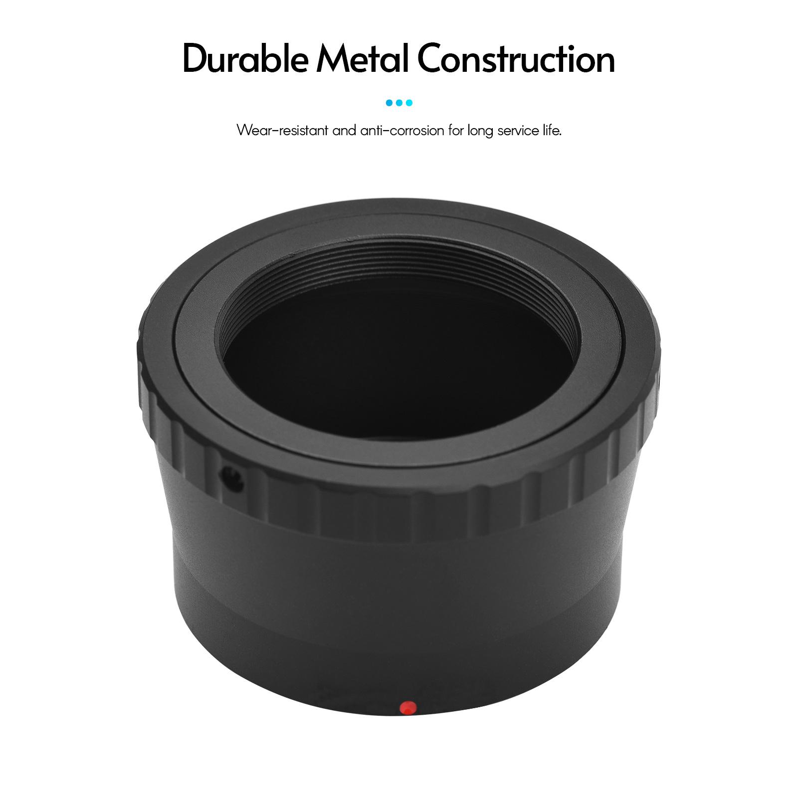 

Andoer T2-M4Celsius3 Metal Lens Mount Adapter TCelsiusT2 Mount Lens Adapter Replacement for -G1Celsius -GH1Celsius -GF1 for Olym