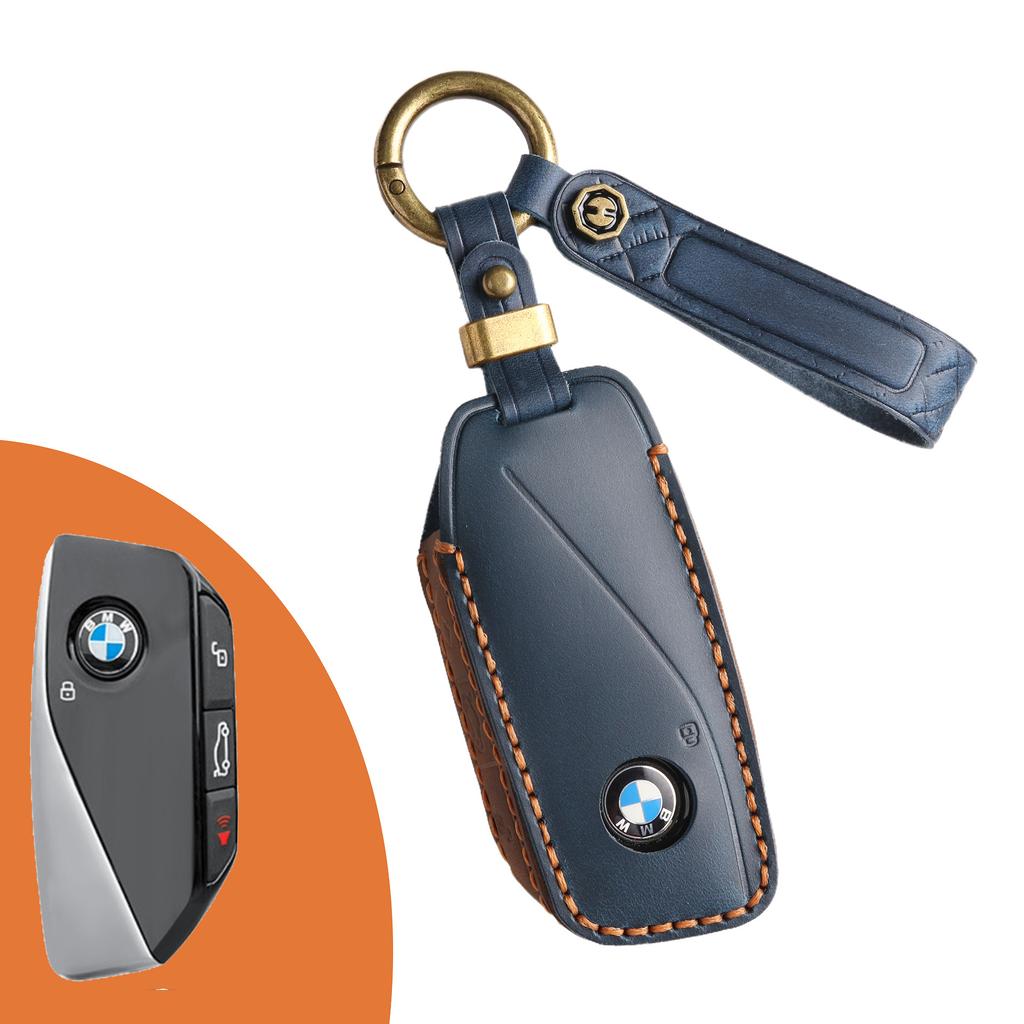 Special 2025 nou husă cheie BMW x1 seria 5 seria 3 seria 7 i7 carcasă cheie auto modificată cataramă piele naturală bărbătesc