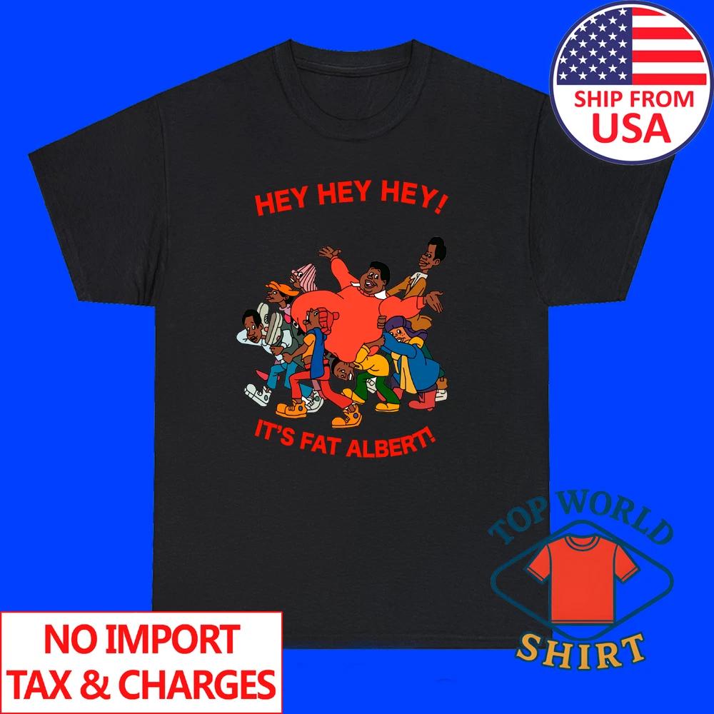 Fat Albert Hey Hey Hey Men s Black Size S to 3XL M