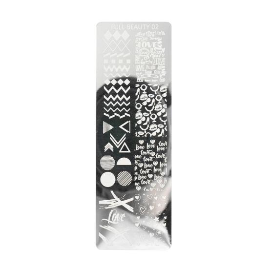 Nail Stamping Plates Exquisite Manicure Nail Art Making Stainless Steel DIY Template Nail Tool for Lady