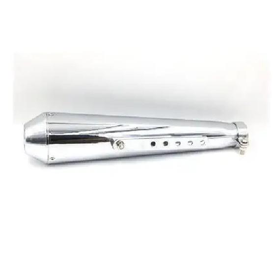 Silenziatore Universale per Scarico Moto Retro Vintage Classico Cromato Escap Moto per cg125 sr400 cb500 vt500 CM300 500 Cafe