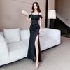 Sexy Dress Suspender Evening Dress Thin Overalls Technician