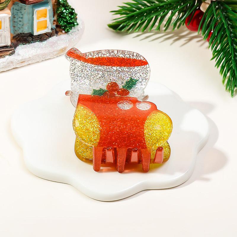 Bamboo Yao Jewelry Cute Shark Hair Clips for Women - Christmas Hair Accessories and Small Updo Claws