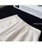 Women's High-Waisted Wide-Leg Linen Pants - White Summer Drape Style
