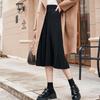 Betu Women's Pleated A-line Knit Skirt