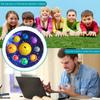 Eight Planets Kids Fidge Toys Keychain Early Educational Sensory Toy Bubble Set Autism Anxiety Fidget Toy for Kids