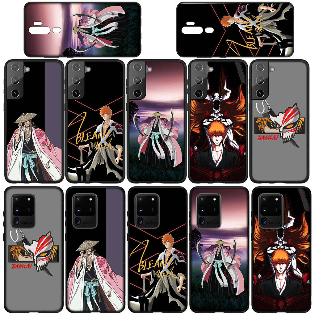 Cover for iPhone 17 16 15 Xiaomi Poco Redmi Note 14 13 12 Pro Max Samsung Galaxy S25 S24 OPPO Huawei Kyoraku Shunsui Bleach Kurosaki Ichigo Phone Case