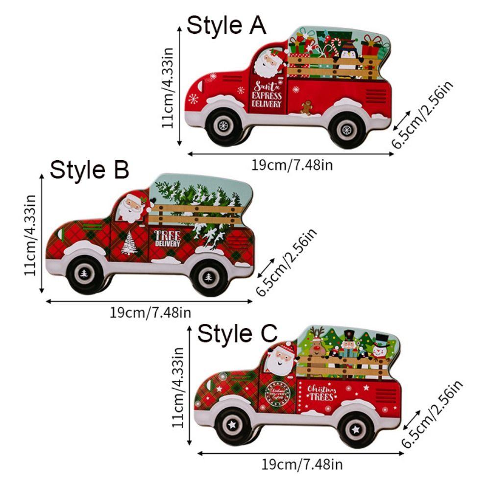 Sněhulák Vánoční bonboniéra Santa Claus Plechová dóza na sušenky Roztomilá plechová dóza na bonbony a sušenky Sváteční oslava