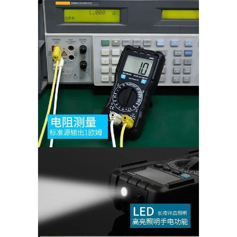 Mini Digital Multimeter9999 Counts True RMS Auto Range AC/DC Volt Amp Ohm Diode Continuity Capacitance Tester DM91A