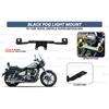 Black Fog Light Mount "Fit For Royal Enfield Super Meteor 650"