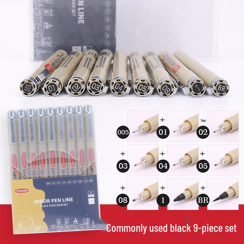 Waterproof Fine Liner Set: Art & Student Sketching Pens