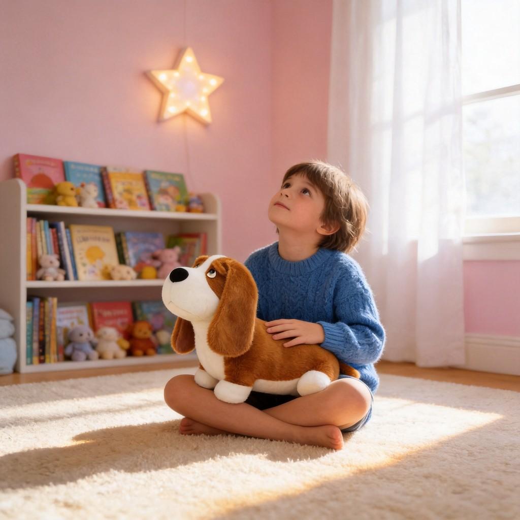 Plush Dachshund Dog Toy Soft Stuffed Animal Gift For Children