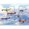 Toy Airplane 6 Pack Mini Diecast Airplanes,Aircraft Plane Playset Includes Glider Planes,Airlines Plane Toys for Birthday Party Favor Toys for Kids