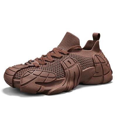 Sommer Herren Socken Schuhe Atmungsaktives Mesh Braune Sneaker Herren Laufschuhe Bequeme Plateau Herren Trainer zapatillas de hombre