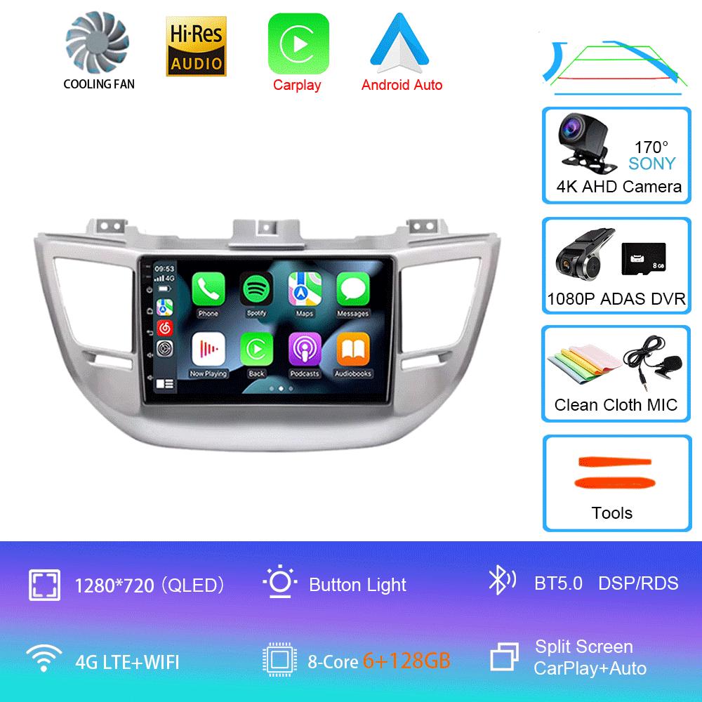 Android 14 Car Radio For Hyundai Tucson 3 2015 - 2018 Player Multimedia Navigation Stereo GPS No 2din 2 din dvd
