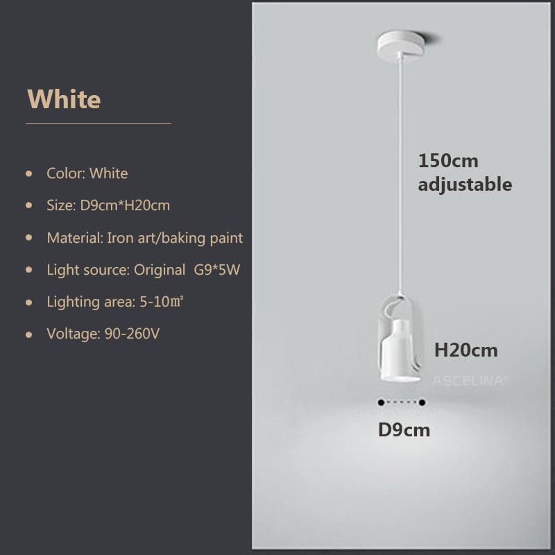 Nordic LED Pendant Light Wood Hanging Lamp Black White For Bedroom Dinnming Room Background Home Indoor Lighting Fixtures