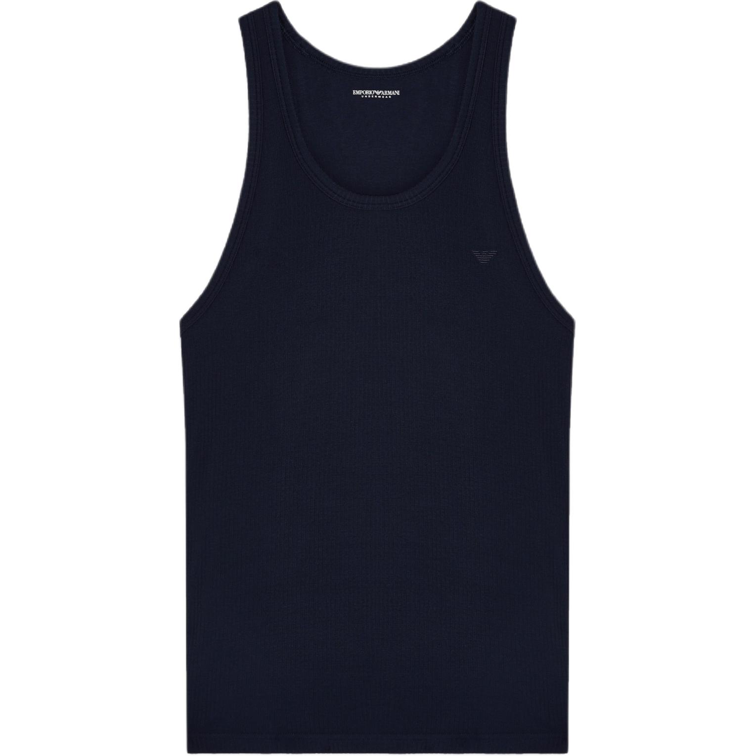 

Emporio Armani Stretch Sleeveless Round Neck Embroidered Knit Homewear Vest Men tops EM000387-AF18892-FB064 L