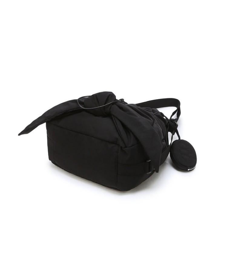 Athe Vanessabruno [Ruban] Black Ribbon Backpack And Shoulder Bag S Aaba6Ff11Bk