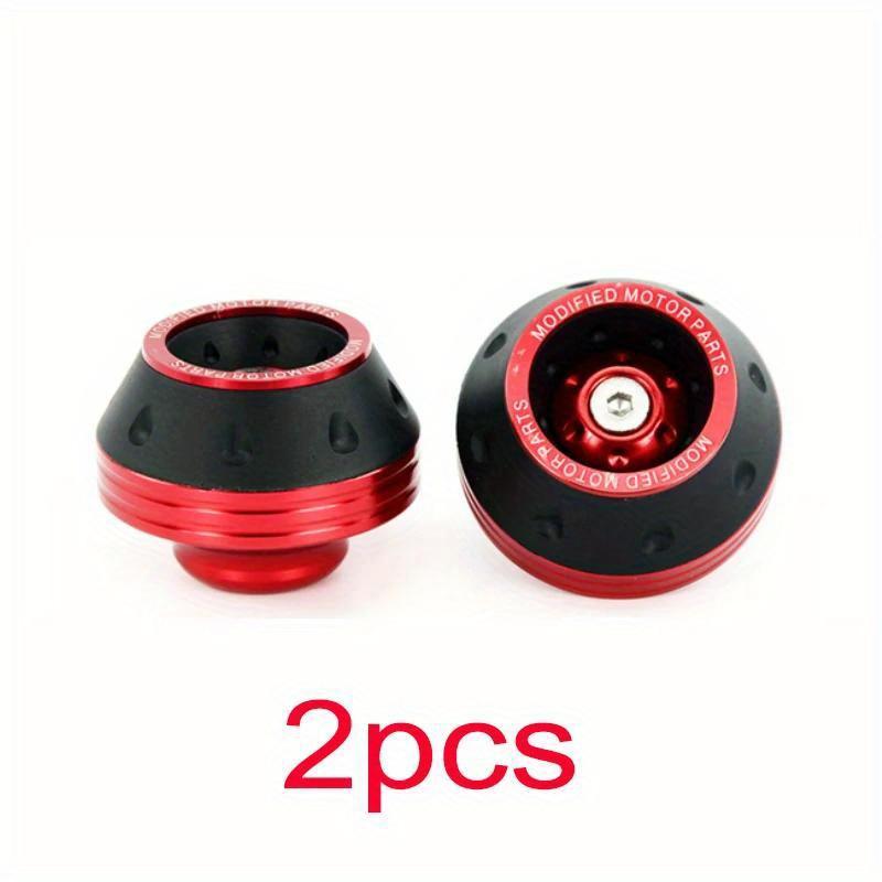 2pcs Universal Motorcycle Wheel Protection Collision Pads, Motorcycle Collision Protectors, Alloy Motorcycle Off-road Race Drop Front Fork Slider Cups